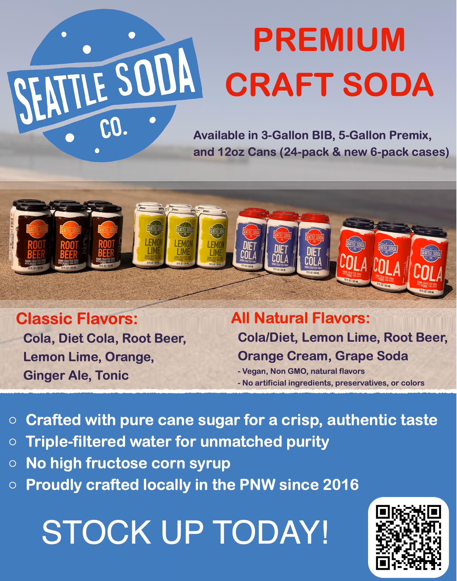 Seattle Soda Sales Flyer